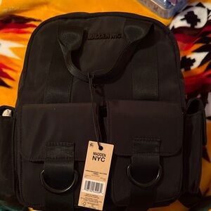 Black Madden NYC Cargo mini backpack